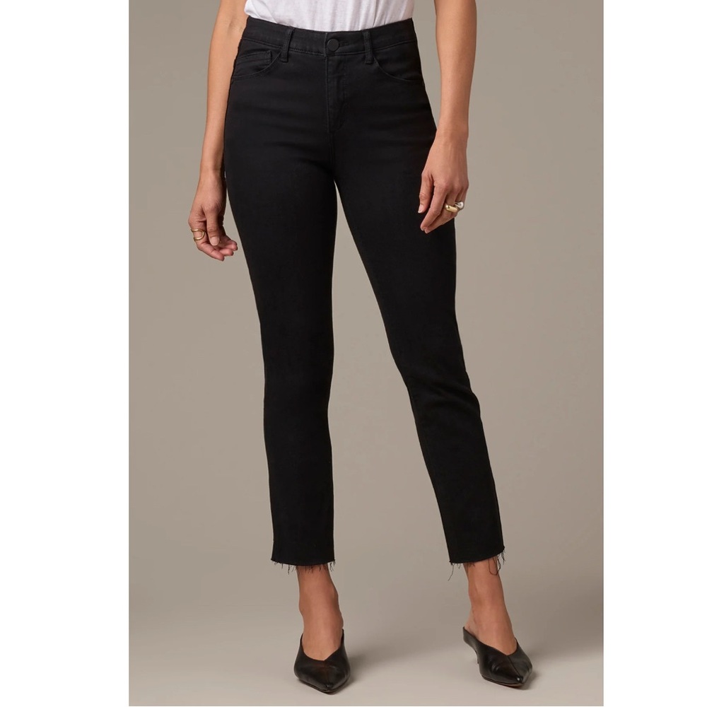 LOGAN HIGH RISE VINTAGE SKINNY JEANS IN BLACK by Wit & Wisdom size 2